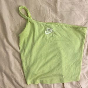 nike one shoulder top